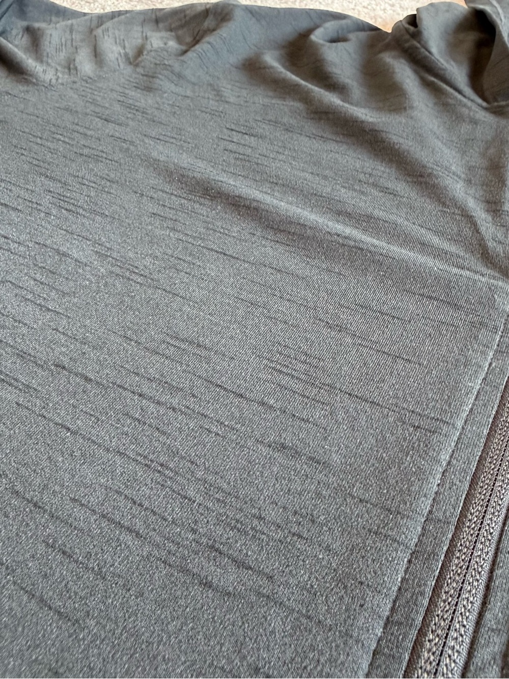 Nike Dri-FIT Full Zip Hooded Athletic Jacket Gray XL - Picture 4 of 9